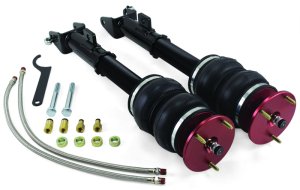Dodge Magnum Air Suspension Kit - Front - Air Lift - Double-Bellows Air Spring + Monotube Shocks - Red/Black - `05-`08 Dodge Magnum Air Suspension Kit - Front - Air Lift - Double-Bellows Air Spring + Monotube Shocks - Red/Black - `05-`08